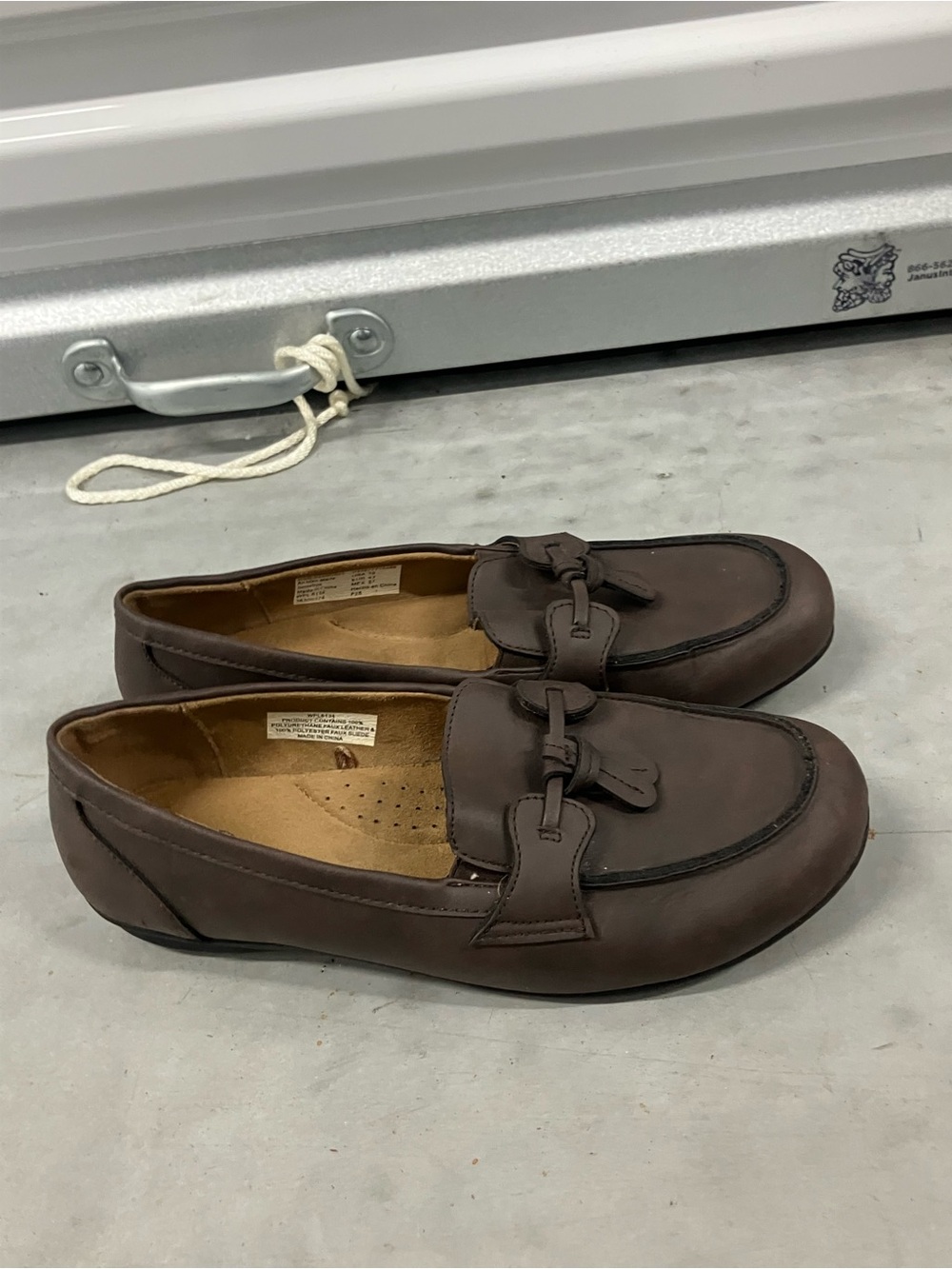 Earth Spirit | Brown Leather Flats